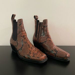 Jeffery Campbell “snake skin” boots